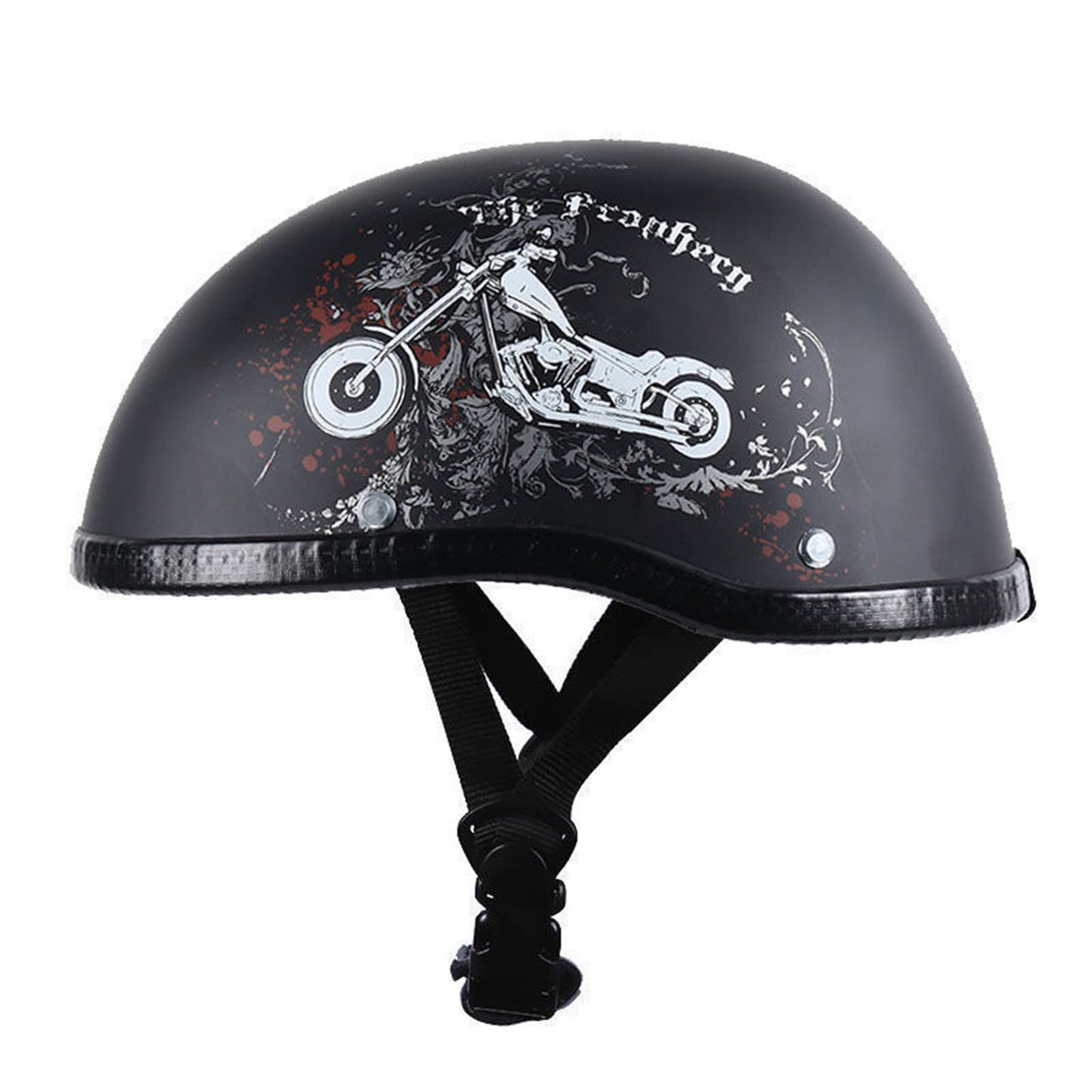 LVCOOL half helmet matte with Motorcycle LV-020