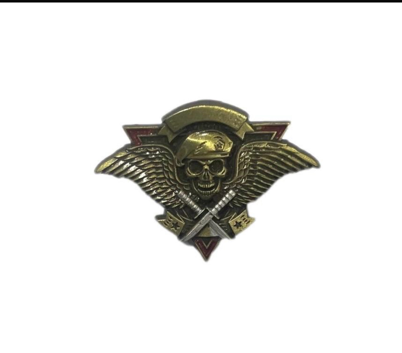 Pin Army Skull