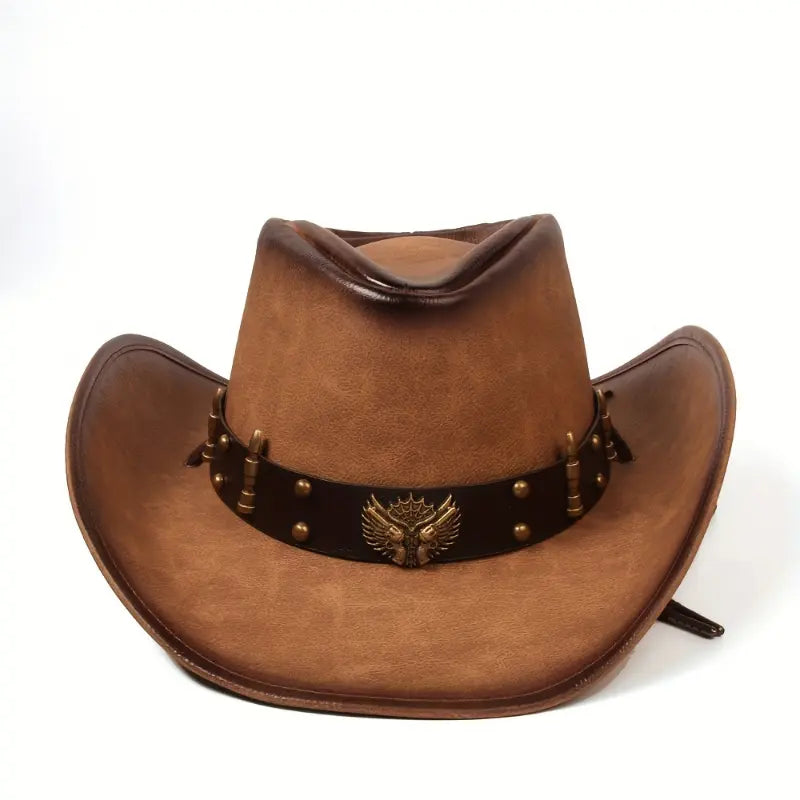 Leather Cowboy Hat