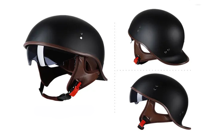 Half Cap Helmet Plain