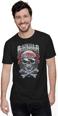 Men's T-Shirt Rock Band Rugular Fit Round neck Asking Alexandria