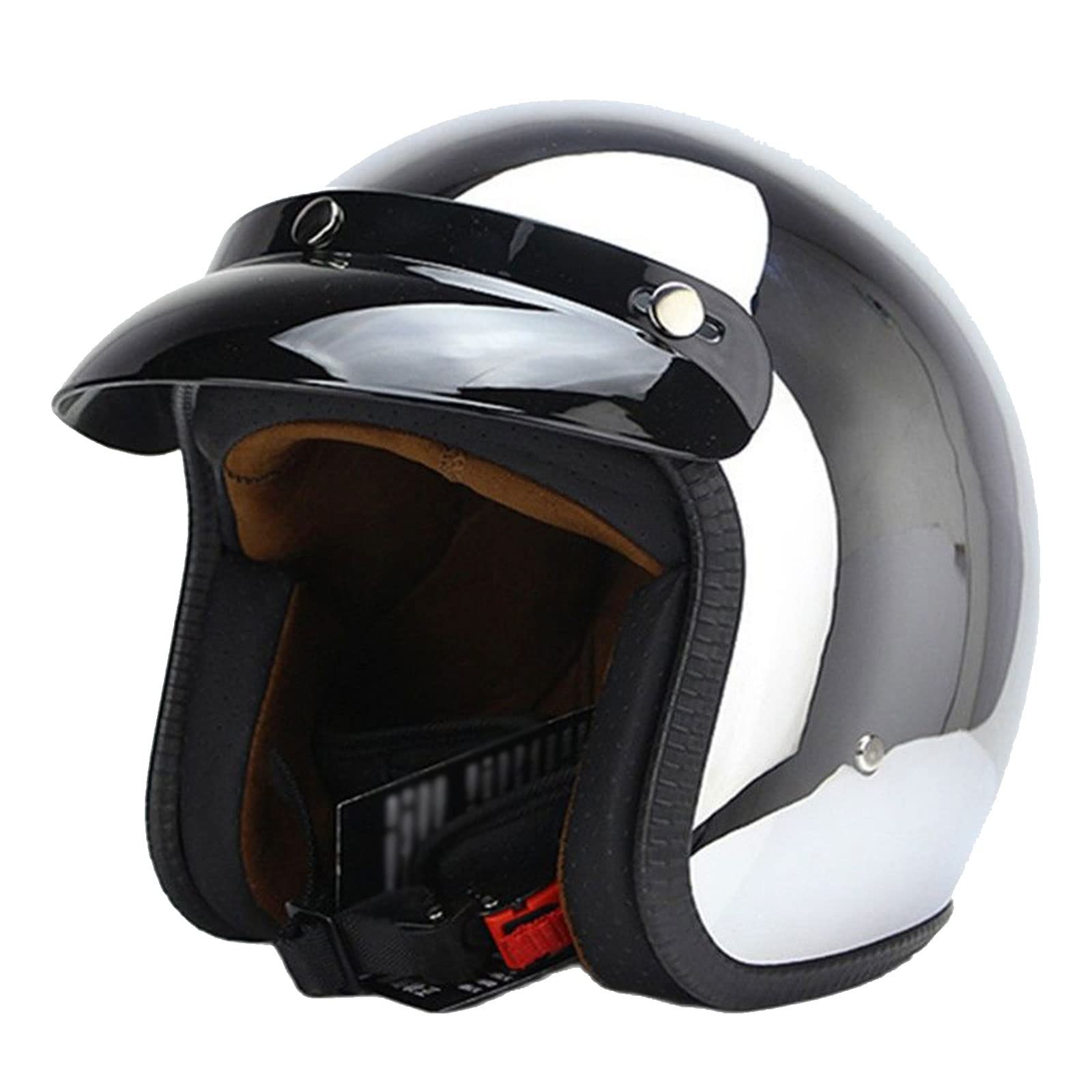 Open Face 3/4 Helmet Shiny