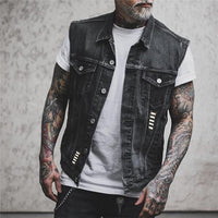 Men's Denim Vest Smoker