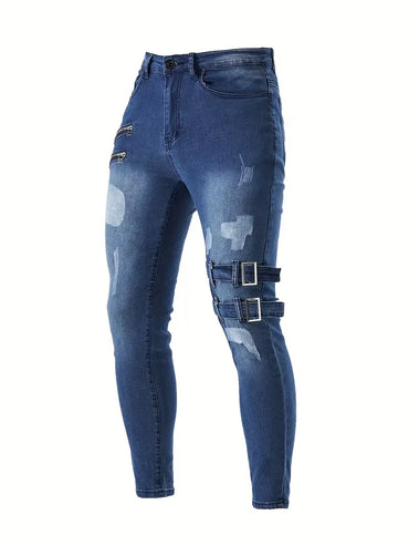 Men's Pant Jeans Slim Fit washed
