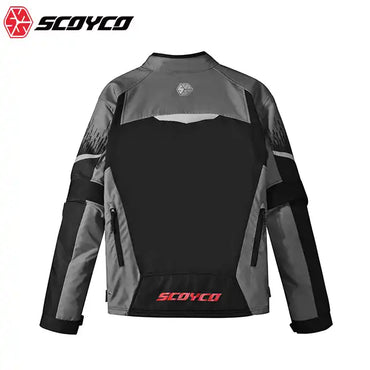 Scoyco JK177 Grey Reflective Motorcycle Equipment Wear-resistant Motorcycle Jacket Anti-fall