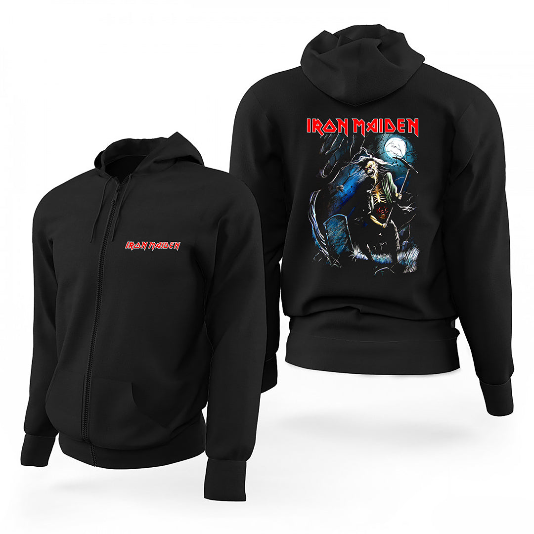 Iron Maiden Benjamin Zippered Hooded Sweatshirt
