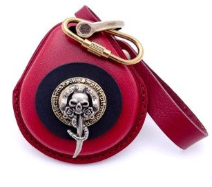 Motorcycle Vintage Fob Cover Genuine Leather and Copper