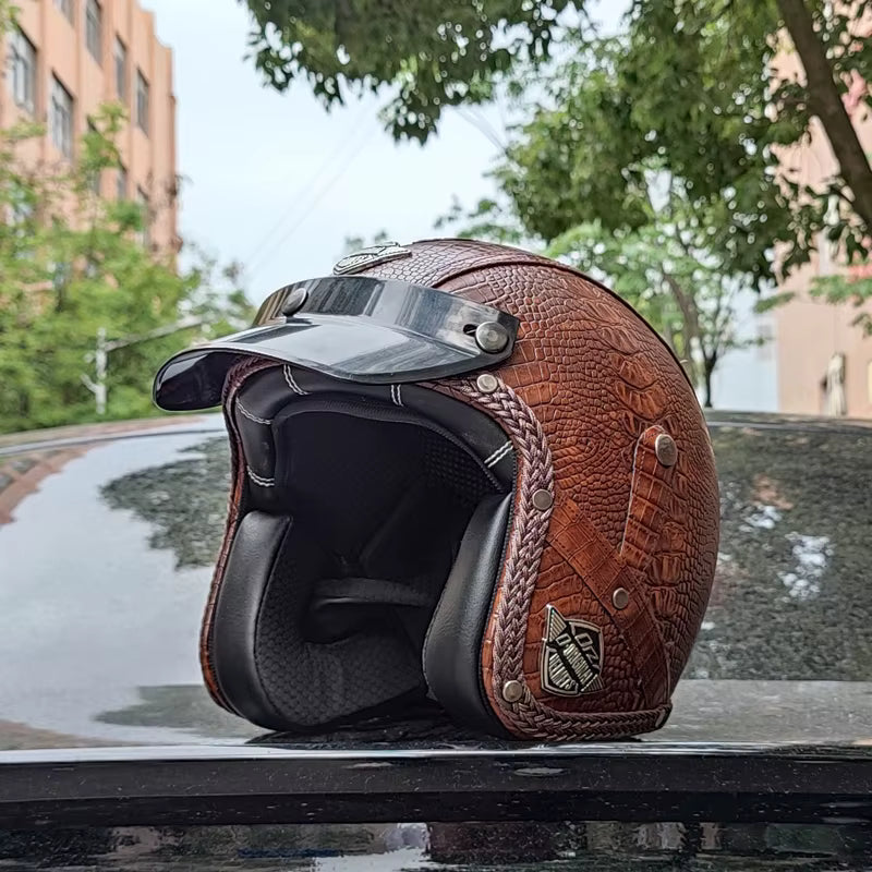 Leather Helmet