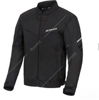 SCOYCO Summer Men Motorcycle Jacket Motocross Off-Road Racing Jacket Breathable Mesh Protective Gear,JK-118