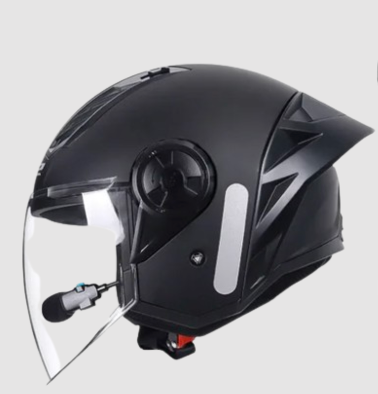 LS2 Helmet OF-616 Open Face 3/4 With included Microphone