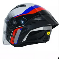 LS2 Helmet OF-616 Open Face 3/4 With included Microphone