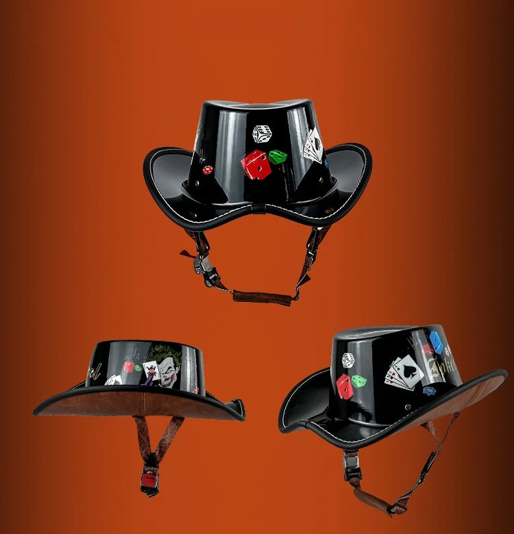 Helmet Cowboy Hat Cards