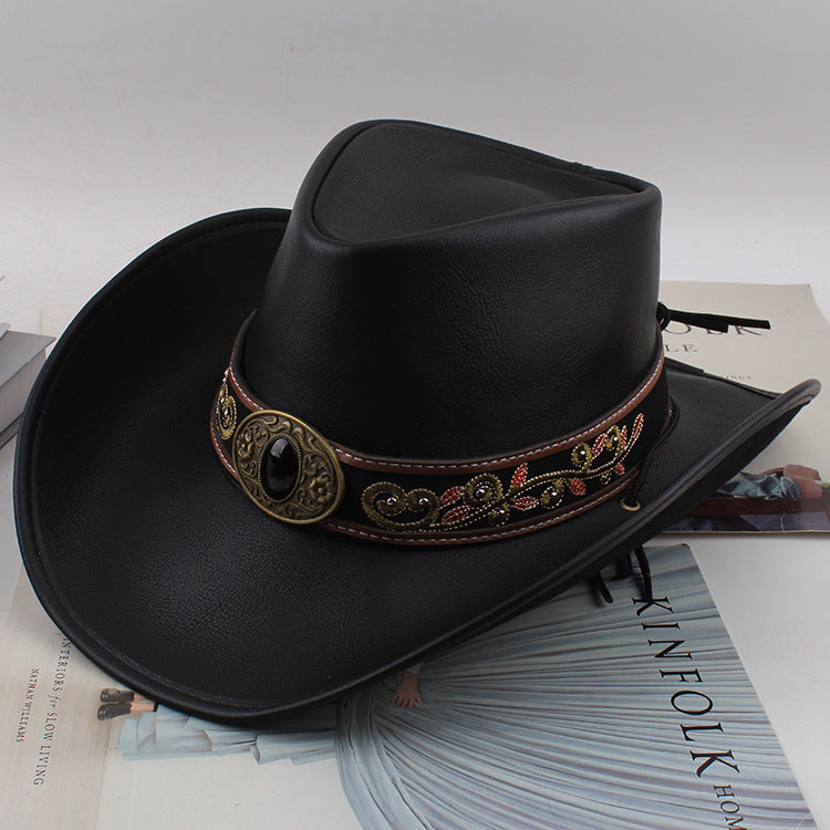 Leather Cowboy Hat