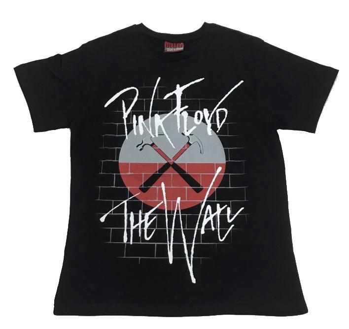Men's T-Shirt Rock Band Round neck Regular Fit Pink Floyd The Wall