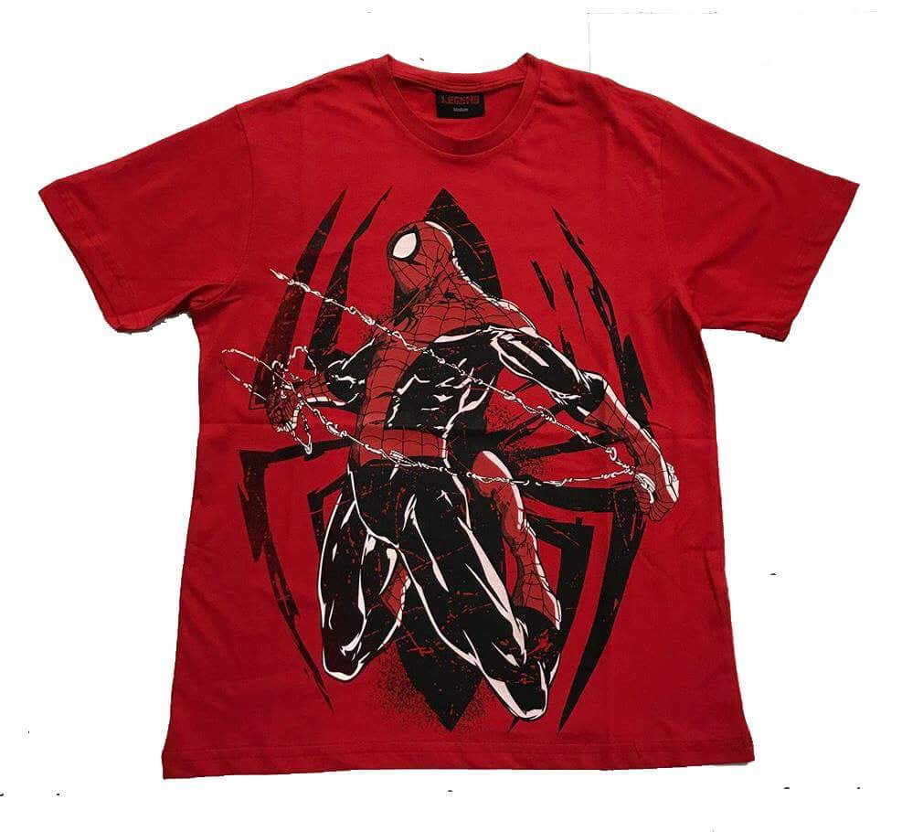 Men's T shirt Crew Neck Regular Fit Spider Man