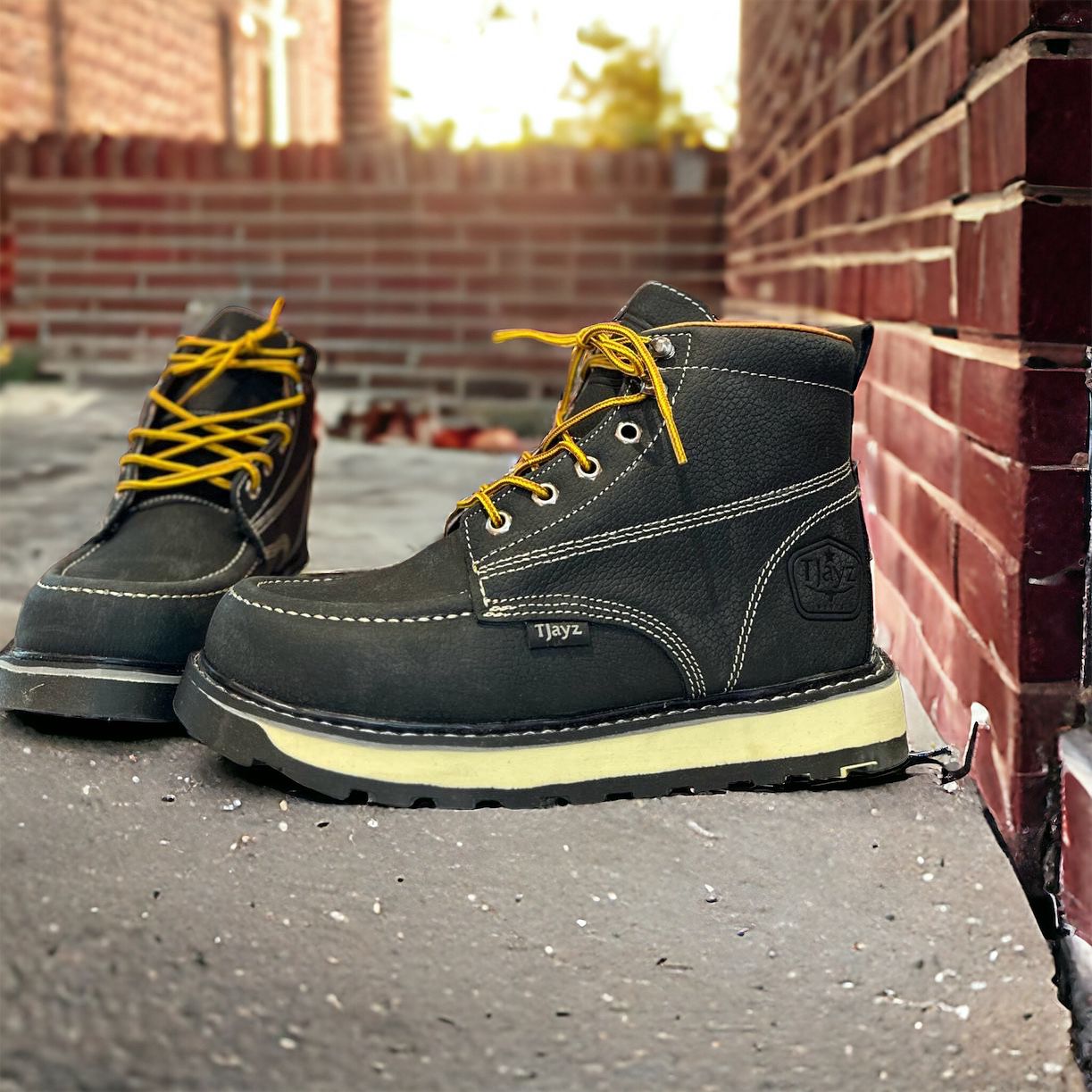 Work Boot half Neck