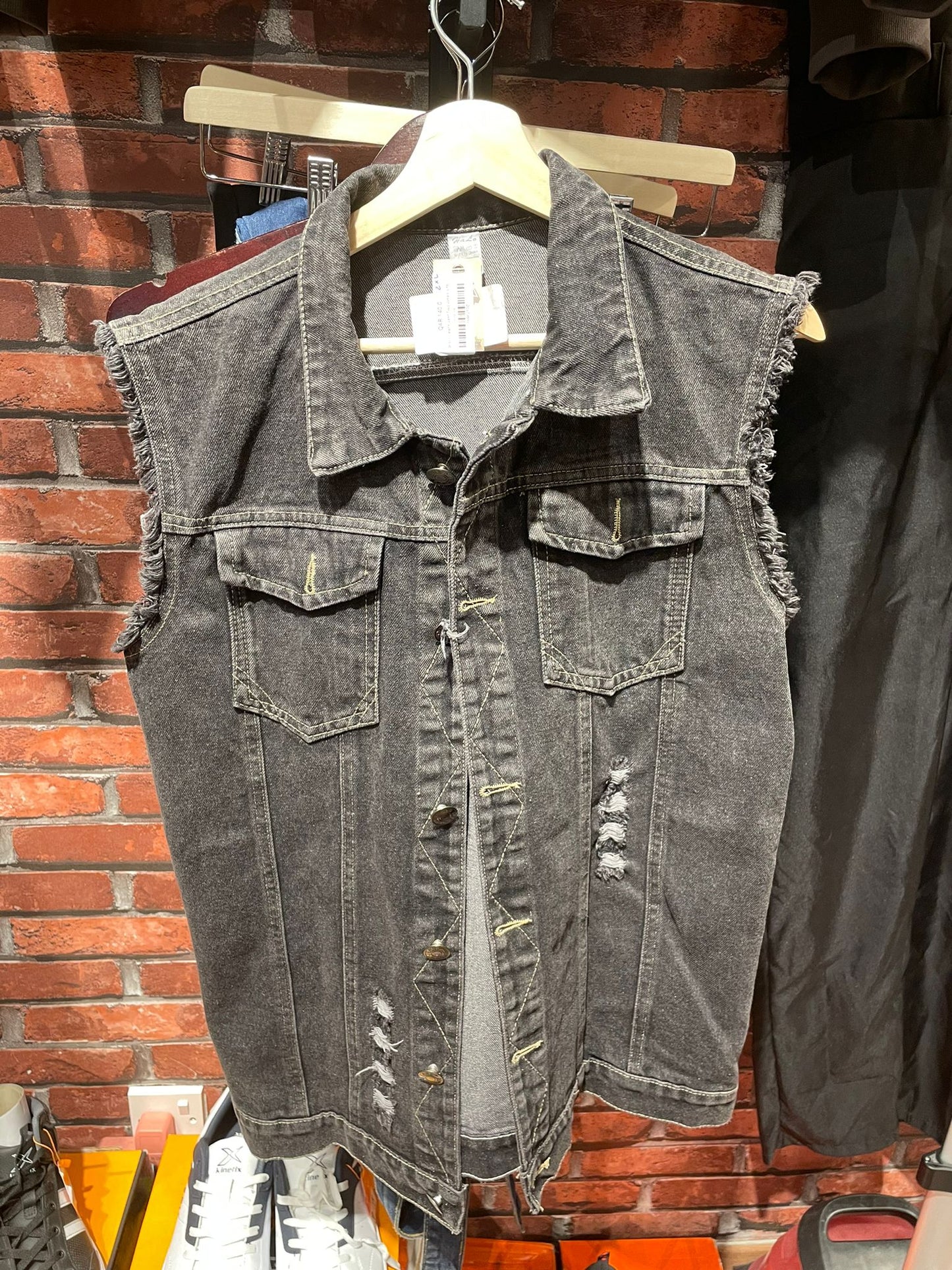 Jeans Vest Two Wheels for Life