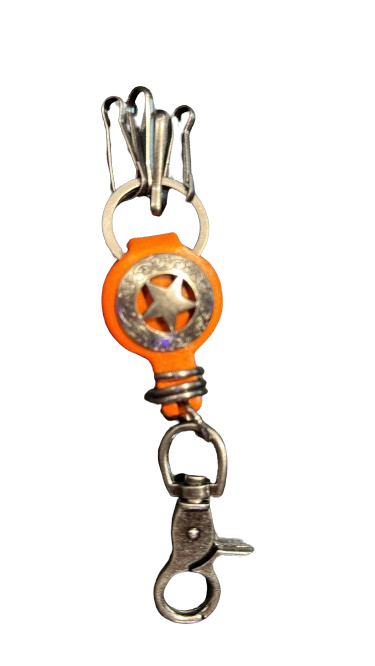 Key Chain from Alloy & PU Leather