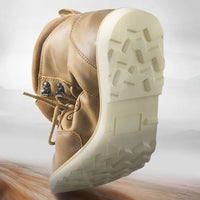 SCOYCO Retro cowhide Men Motorcycle Boots Genuine Leather Motorcycle Shoes Wear-resisting Bike Ankle Boots