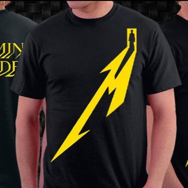 Men's T-Shirt Rock Band Round neck Regular Fit Cotton Metallica Screaming Suicide