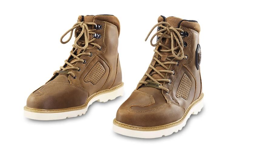 SCOYCO Retro cowhide Men Motorcycle Boots Genuine Leather Motorcycle Shoes Wear-resisting Bike Ankle Boots