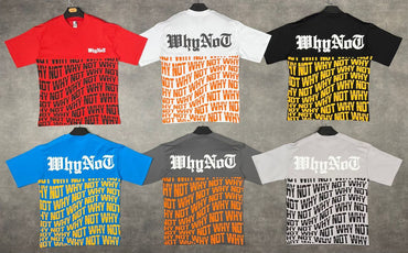 T-Shirt-VIP-Oversized Why Not logo