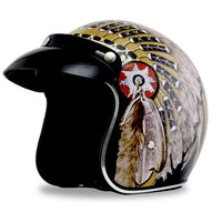 Helmet 3/4 Indian Biker Style