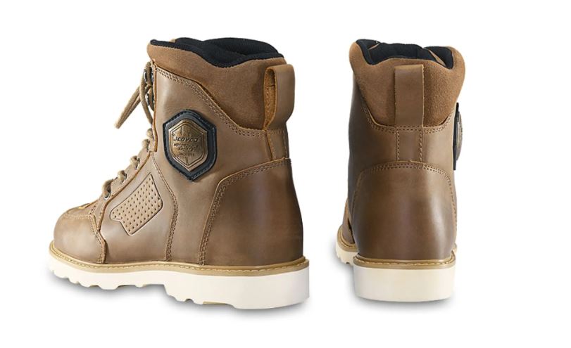 SCOYCO Retro cowhide Men Motorcycle Boots Genuine Leather Motorcycle Shoes Wear-resisting Bike Ankle Boots