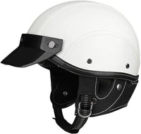 Helmet Half Solid shiny Dot Certified 6D-301