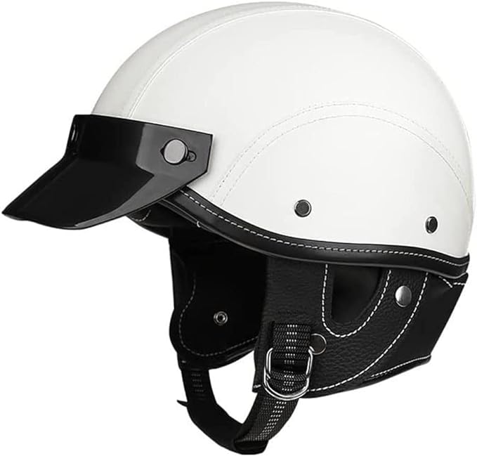 Helmet Half Solid shiny Dot Certified 6D-301