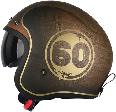 LS2 OF-559 Spitfire Open Face Vintage Motorcycle Helmet ECE Approval