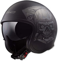 LS2 OF-559 Spitfire Open Face Vintage Motorcycle Helmet ECE Approval