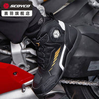 SCOYCO Men's Racing Boot for motorcycle (BREAK MT015-2)