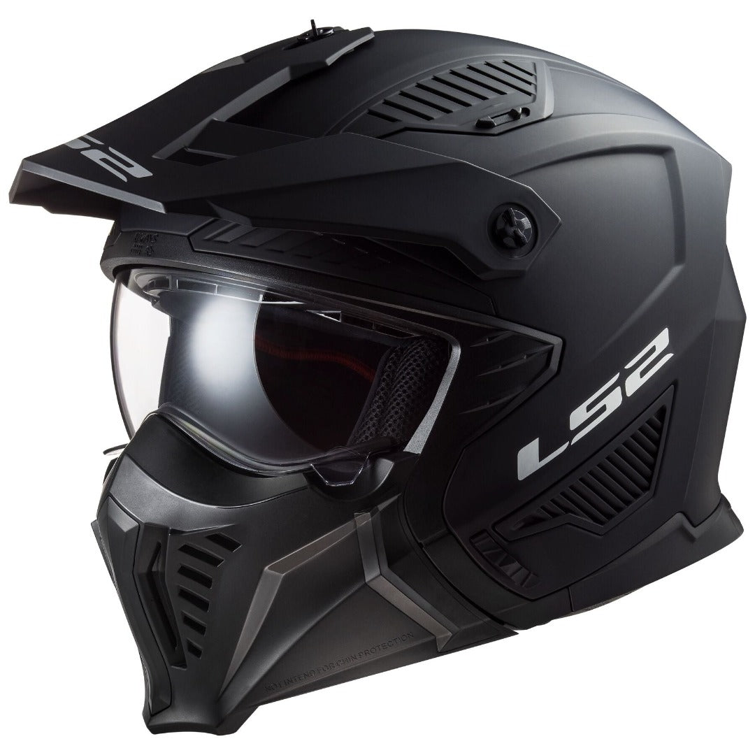 LS2 OF606 Riding Helmet with Removable Chin Guard